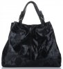 Kožené kabelka shopper bag Vittoria Gotti černá V898GPIT